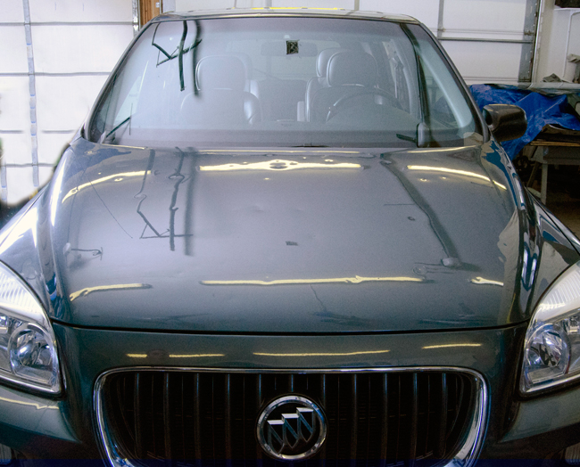 Buick Terraza hail dent repair in MN
