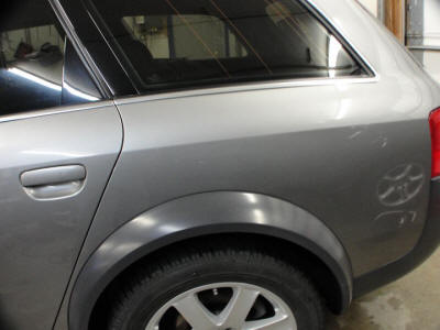 Deer dent fixed using PDR paintless dent repair at Dent Werks PDR MN