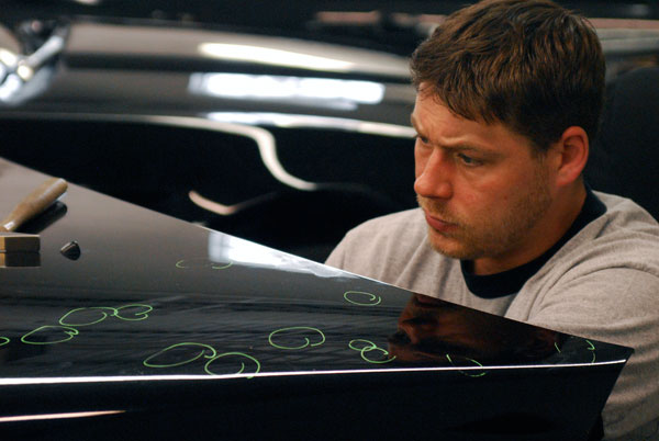 Hail dents repaired one dent at a time at Dent Werks PDR, MN
